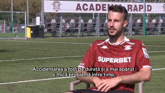 VIDEO | "Sincer, nu mă simt pregătit!". Jakub Hromada profită la maximum de pauza din Superliga: "Sunt într-o bulă"