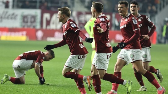 VIDEO | Rapid - Poli Iaşi, 2-1. Formaţia lui Şumudică a urcat pe loc de play-off, în urma victoriei obţinute pe Giuleşti