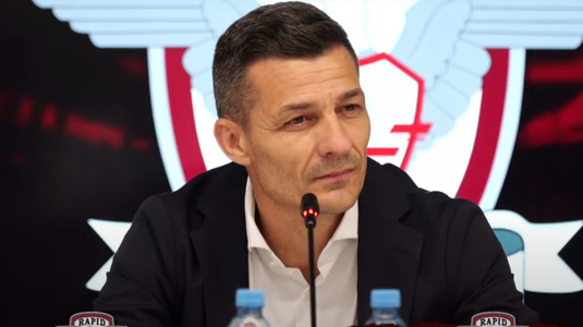 ”Veţi pupa steagul Rapidului?“. Gâlcă, pus în dificultate la prima conferinţă oficială din Giuleşti
