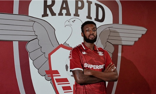 OFICIAL | Rapid a transferat un atacant francez. Ce om de gol a primit Costel Gâlcă