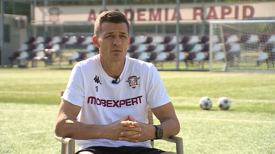 "Şucu este cunoscător de fotbal, până la un punct". Costel Gâlcă s-a convins după două luni la Rapid