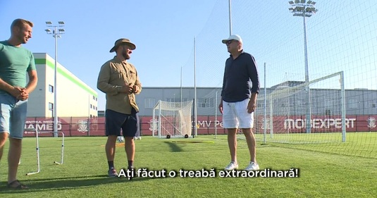 VIDEO | Dan Şucu şi-a făcut o părere despre investiţia de 6 milioane de euro a Rapidului: "Îţi vine să mergi în picioarele goale pe aici"