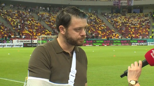 FOTO | Victor Angelescu a surprins pe toată lumea la Rapid - FCSB. Cum s-a prezentat preşedintele giuleştenilor pe Arena Naţională
