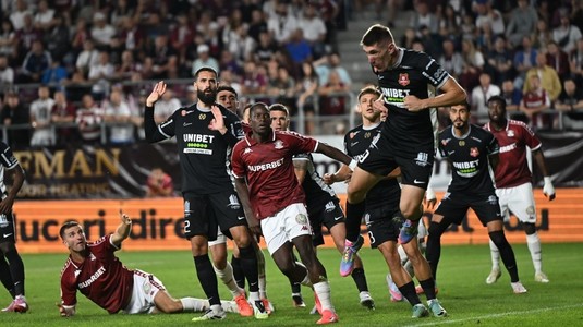 VIDEO | Rapid - Hermannstadt 1-2. Sibienii dau lovitura în prelungiri! Costel Gâlcă pierde primul meci din Superligă în acest sezon