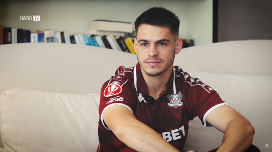 Daniel Paraschiv surprinde după ce a semnat cu Rapid: "Cred că orice jucător român doreşte să fie în locul meu"