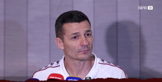 Costel Gâlcă a confirmat interesul Rapidului pentru un fotbalist "de 500.000 de euro": "E o variantă"
