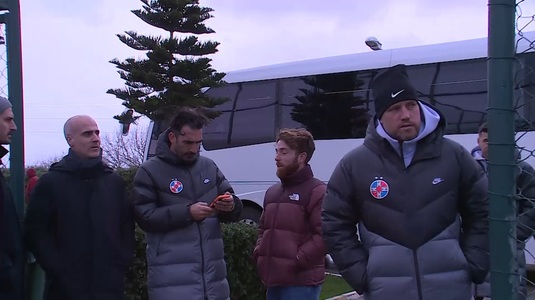 FOTO | Rapidiştii, spionaţi de rivali! Pintilii şi Charalambous au asistat la amicalul giuleştenilor. Paraschiv, marcator în premieră