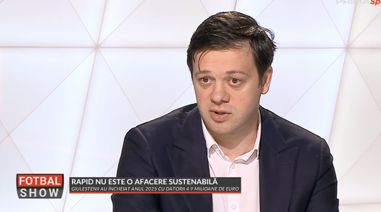 Cum explică Rapid pierderile de aproape 7 milioane de euro! Victor Angelescu, prima reacţie: ”Putem face lucrurile mai bine...”