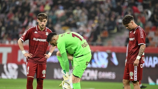 S-a ”rupt” în minutul 3. Titularul din Dinamo - Rapid a acuzat o accidentare şi a fost schimbat imediat | VIDEO