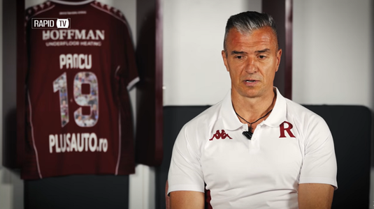 Daniel Pancu nu s-a ferit la primul interviu acordat din postura de antrenor la Rapid: "Astea sunt gândurile mele. Sunt nişte ani de dezamăgiri”
