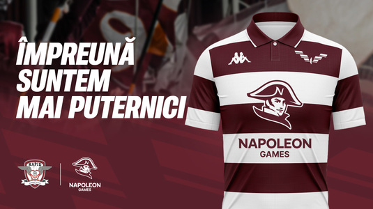 Napoleon Games devine partenerul principal al FC Rapid Bucureşti

