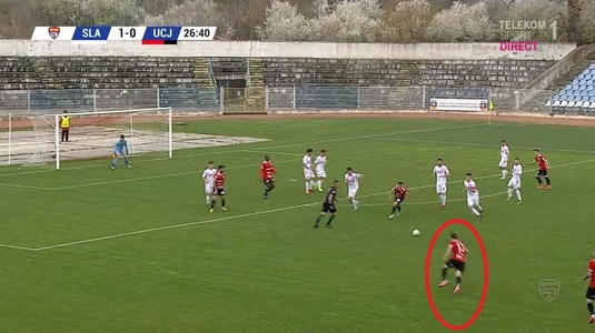 VIDEO | BOOM! Gol incredibil marcat în play-out-ul Ligii a II-a. "Roberto Carlos de România" joacă la U Cluj