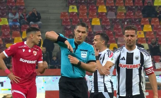 VIDEO | Chipciu, eliminat cu Dinamo. Căpitanul lui U Cluj a făcut o criză de nervi şi a luat două galbene la aceeaşi fază
