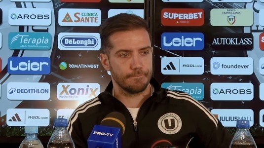 Alex Chipciu s-a plâns de atitudinea echipei după a doua înfrângere consecutivă la U Cluj: "Suntem superficiali"