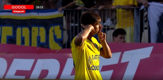 VIDEO | Alex Musi, la primul gol în Superligă. Jucătorul împrumutat de la FCSB a marcat superb în Petrolul - U Cluj