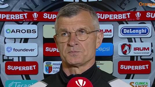 Ioan Ovidiu Sabău, după U Cluj - Petrolul 1-2: „Am arătat că putem juca fotbal, nu trebuie să găsim vinovaţi!”
