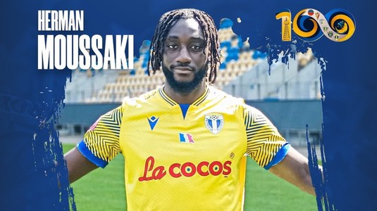 OFICIAL Petrolul Ploieşti a reuşit un nou transfer! Atacantul Herman Moussaki a semnat