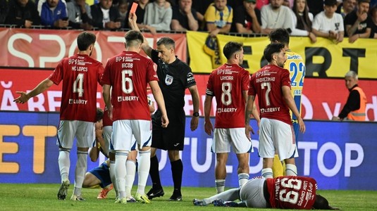 A venit decizia! Ce suspendare a primit Rareş Pop după cartonaşul roşu încasat în partida cu Oţelul Galaţi