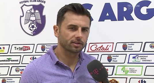 VIDEO | Decizia luată de Nicolae Dică după ce FC Argeş a pierdut acasă cu Rapid: "Ţin să îi anunţ acum pe fani"