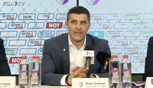 OFICIAL | Dani Coman, noul preşedinte de la FC Argeş: ”Vreau să reconstruim acest club”