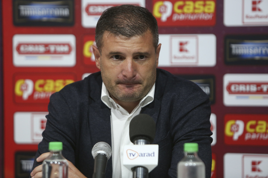Laszlo Balint atacă arbitrajul după înfrângerea cu Dinamo: ”Suntem echipa din Liga I împotriva căreia s-au dictat cele mai multe penaltyuri”