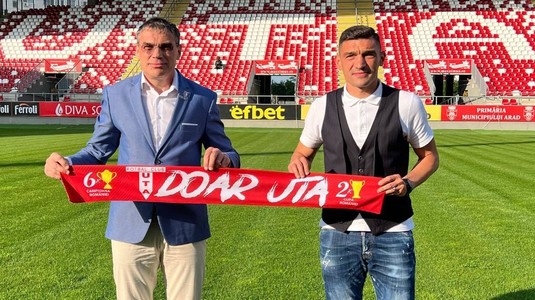 Keşeru are viitorul stabilit după ce va termina contractul cu UTA: ”Claudiu şi-a dat şi un acord de principiu în acest sens!” Anunţul clubului arădean
