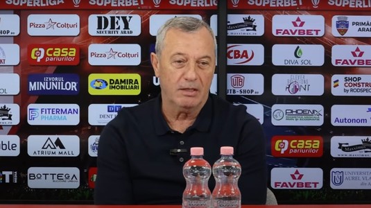 Mircea Rednic îşi propune calificarea în play-off: "E posibil, am încredere". Ce a spus despre ultimul jucător ajuns la UTA