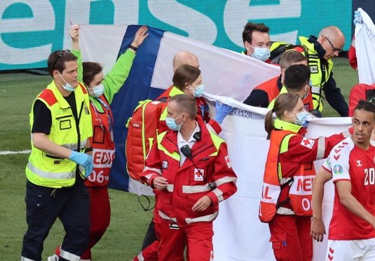 Răspunsul UEFA după acuzaţiile venite dinspre Danemarca! Ce s-a întâmplat după ce Eriksen s-a prăbuşit