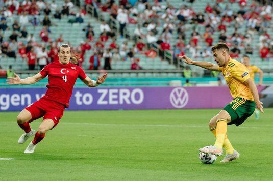 EURO 2020 | Turcia - Ţara Galilor 0-2. Galezii s-au impus fără probleme. Bale a ratat un penalty 