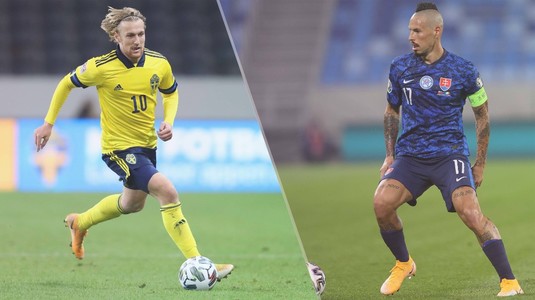 EURO 2020 | Suedia - Slovacia 1-0. Nordicii au câştigat după un gol din penalty