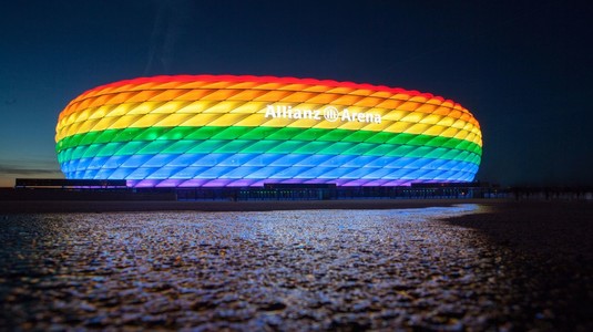 Ungaria salută decizia UEFA de a nu permite iluminarea stadionului din Munchen în culorile curcubeului