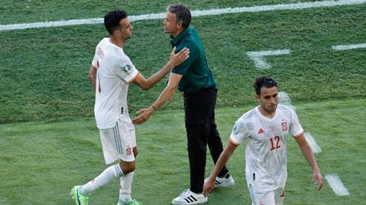 EURO 2020 | Luis Enrique, după revenirea lui Busquets în naţionala Spaniei: "Jocul lui este un manual practic pentru mijlocaşi"