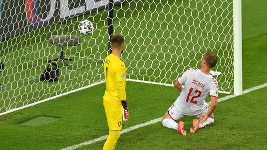 Un nou moment controversat la EURO 2020. UEFA intervine după ce s-a întâmplat în Cehia - Danemarca: "Este o încălcare gravă a reglementărilor"