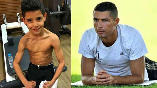 FOTO | La doar 10 ani, Cristiano jr. şi-a întrecut tatăl. Postarea devenită virală făcută de Cristiano Ronaldo 