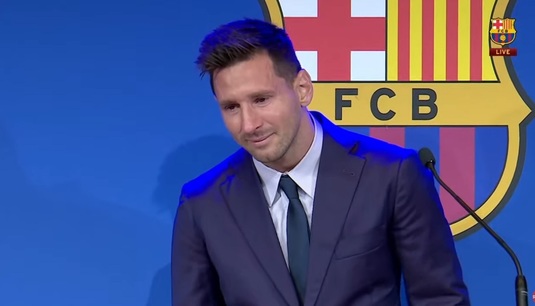 VIDEO | Messi, în lacrimi la plecarea de la Barcelona: "Am vrut să rămân! N-am vrut să păcălesc pe nimeni. Am fost de acord cu înjumătăţirea salariului!". Toate declaraţiile