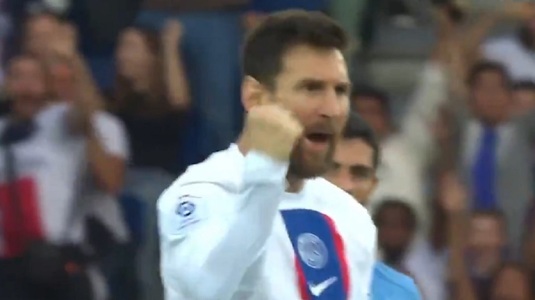 VIDEO | Rachetă! Messi, gol spectaculos în PSG - Troyes. Assist "world-class" de la mijlocul terenului
