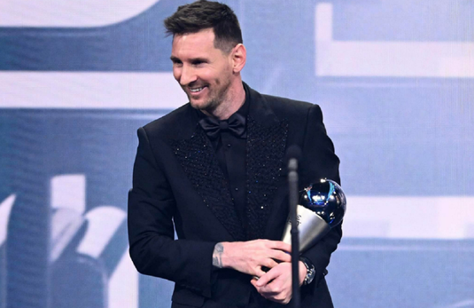 Prima reacţie a lui Messi după ce a fost desemnat cel mai bun jucător al anului, la gala FIFA The Best: ”Le mulţumesc coechipierilor mei”