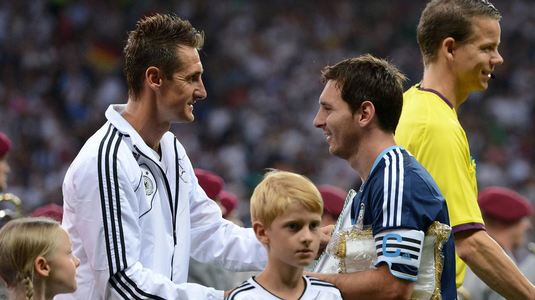Messi a pus mâna pe telefon şi l-a sunat pe Klose după ce i-a doborât recordul fostului atacant: "El ne-a ajutat să vorbim"