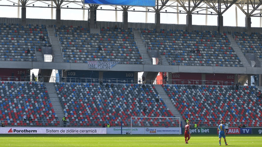 Fotbaliştii Stelei cheamă Peluza Sud înapoi la stadion: ”Avem nevoie de fani. Cei care au fost azi ne-au susţinut, dar galeria e galerie”