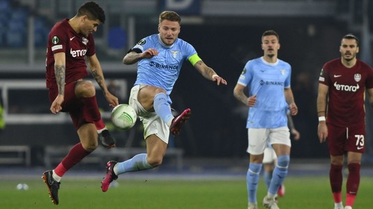 Pierderi importante pentru Lazio. Doi titulari din meciul tur cu CFR ratează partida de joi de la Cluj