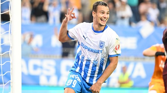 Universitatea Craiova - FK Sarajevo 4-0. Hattrick Al Hamlawi, show total făcut de olteni şi calificare în turul trei preliminar din Conference League
