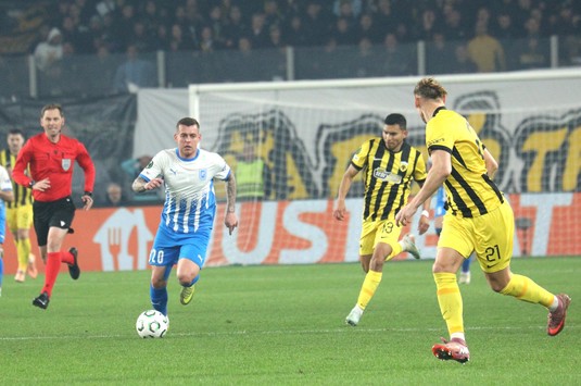 AEK Atena - Universitatea Craiova 3-2. Neverosimil! Oltenii ratează calificarea la ultima fază, după ce au condus cu 2-0. Final de aventură amar pentru trupa lui Coelho