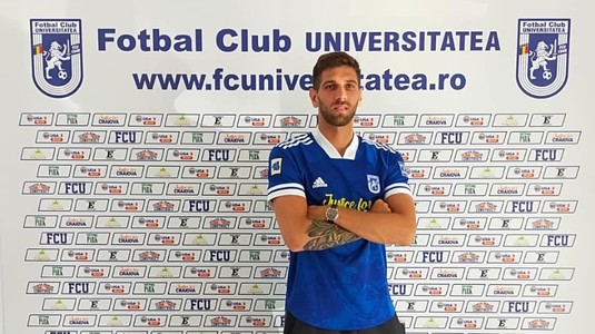 Un nou transfer pentru Adrian Mutu. FC U Craiova şi-a luat un fundaş central care în sezonul trecut a fost antrenat de Gâlcă