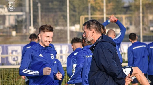FOTO | Primele imagini cu Nicolo Napoli la antrenamentele celor de la FC U Craiova
