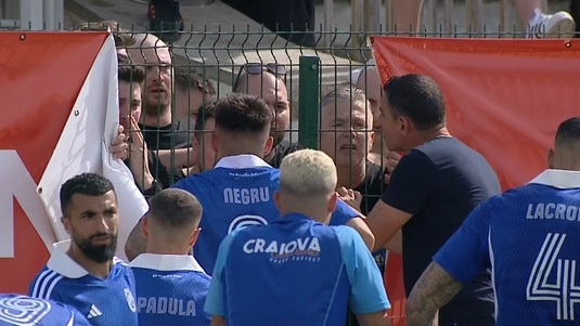 VIDEO | Suporterii FCU Craiova au luat ”foc” după umilinţa de la Botoşani. Ce s-a întâmplat cu Trică şi jucătorii. Apare şi Mititelu în peisaj