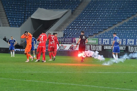FCU Craiova nu a scăpat. Ce amendă va plăti echipa lui Mititelu după incidentele de la meciul cu Hermannstadt