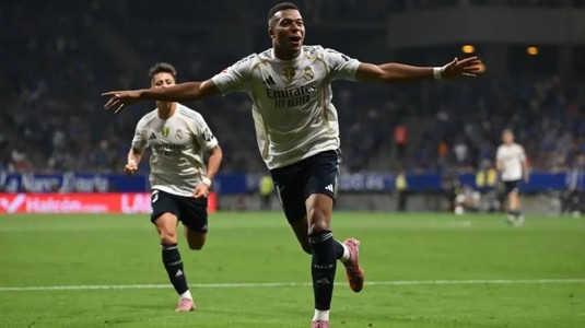 Real Madrid s-a impus clar pe terenul echipei lui Horaţiu Moldovan. Românul a fost doar rezervă la înfrângerea cu "galacticii"