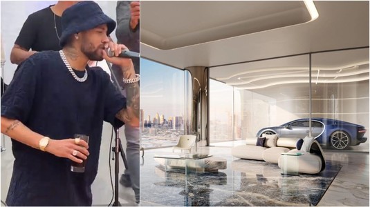 Neymar a plătit o sumă halucinantă pentru un penthouse de lux în Dubai. Are chiar şi garaj în living