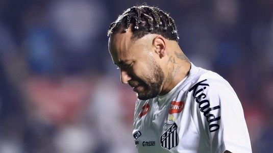 VIDEO | Neymar, în lacrimi după ce a fost umilit în Brazilia. Starul lui Santos a suferit cea mai dură înfrângere din carieră