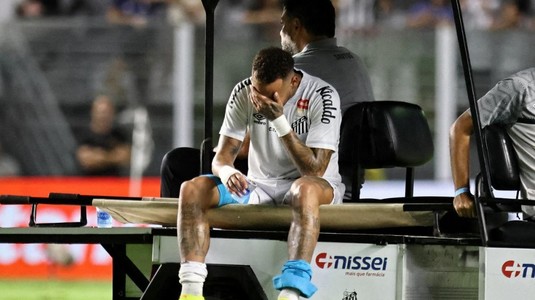 Ghinion teribil pentru Neymar. Convocat, în sfârşit, la naţionala Braziliei, starul lui Santos s-a accidentat